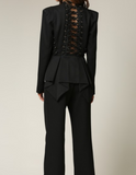 Black Woven Suit