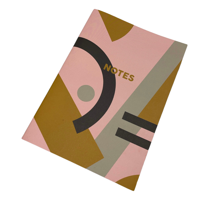 Pink Shapes Notepad